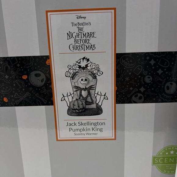 Scentsy Warmer Set Nightmare Before Christmas Jack Skellington Pumpkin King Zero - Picture 5 of 5